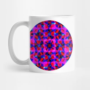 Psychedelic flower pattern Mug